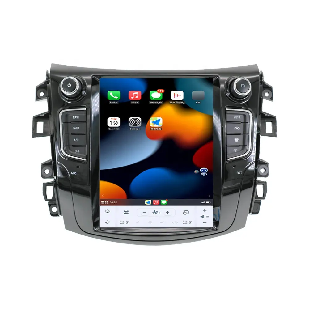 Android Radio Qualcomm665 pantalla Vertical para Nissan Navara NP300 2014-2019 GPS para coche Navi Auto estéreo reproductor Multimedia Unidad Principal