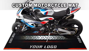 Alfombrillas de Goma Antideslizantes y Resistentes a las Manchas con Logotipo de Motocicleta, Diseño Moderno de Bucle, Lavables, Color Personalizado, Logotipo Personalizado - Product Image 3