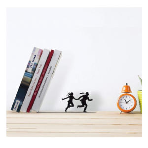 Vente chaude Creative Design Livres Titulaire Décor En Gros Personnalisé Stand Caché En Métal Serre-Livres pour La Maison Décoratif <span class=keywords><strong>Étagère</strong></span>s Bureau - Product Image 4