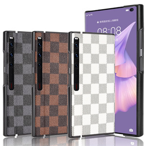 Meilleure vente accessoires de coque de téléphone étui en cuir étui en cuir à motif à carreaux pliant tout compris pour <span class=keywords><strong>Huawei</strong></span> <span class=keywords><strong>Mate</strong></span> <span class=keywords><strong>XS</strong></span>/<span class=keywords><strong>Mate</strong></span> X - Product Image 1