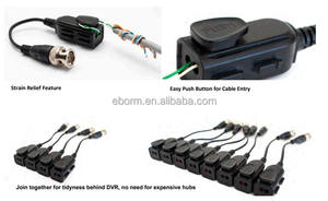 <span class=keywords><strong>Balun</strong></span> de <span class=keywords><strong>Video</strong></span> HD POC de un Solo Canal de 4MP 5MP 8MP con Plástico ABS, Resistente al Agua IP65, Compatible con Monitores - Product Image 6