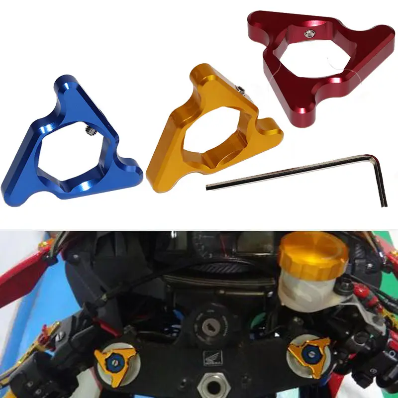 RTS 2pcs22mmモーターサイクルサスペンションフォークプリロードアジャスタースズキGSXR750ホンダCBR929RR 600RR 954RR RC51 CBR1000RRドゥカティ848