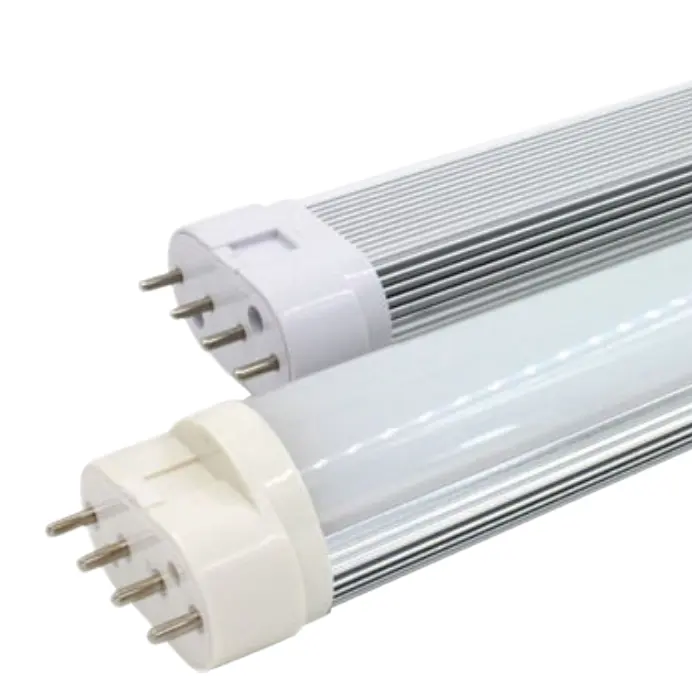 Tubo de luz led 130lm/W 2G11 4pin PL PLL AC85-265V lámpara led 2G11