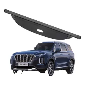 Car Retractable Privacy Accessories Rear Trunk Shade Rear Cargo Cover Shield For KIA Palisade 2019-2021