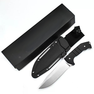Cuchillo Táctico de Hoja Fija, Acero CPM-3V, Mango de Fibra de Nylon, con Funda, Cuchillo Largo para Camping y Actividades al Aire Libre, OEM - Product Image 6