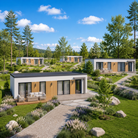 Casas Prefabricadas Modernas que Combinan Diseño Escandinavo, Eficiencia Energética, Estructura de Acero Duradera e Instalación Rápida