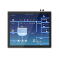 Computadora Industrial de Panel de 15 Pulgadas con Pantalla IP65 Resistente al Agua, PC Todo en Uno con Windows 10, CPU I5-4200u, RAM de 8 GB, SSD de 128 GB