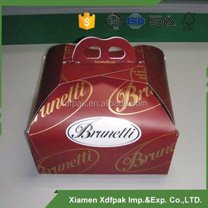 Có Thể Gập Lại Dễ Thương Giấy Trẻ Em Hộp Ăn Với Xử Lý - Product Image 5