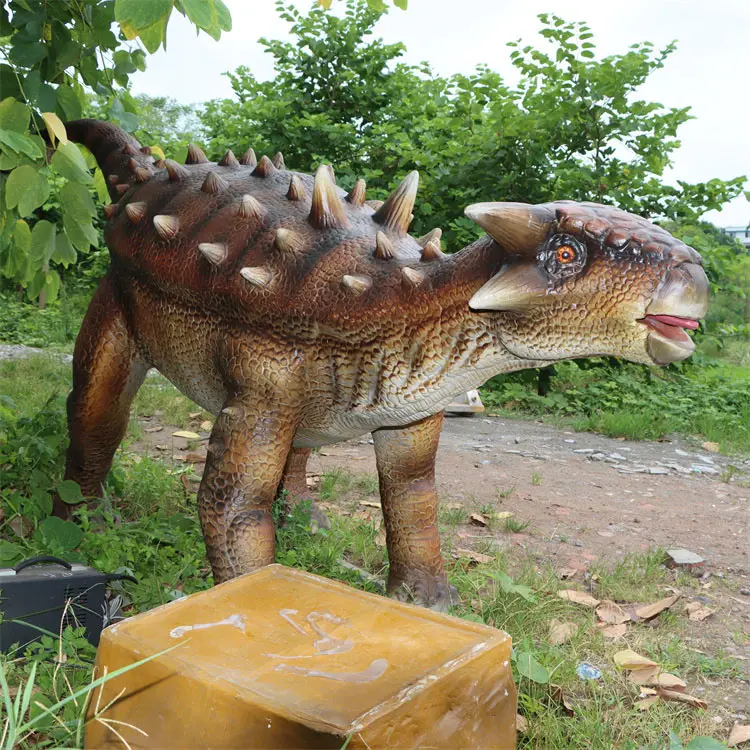 Pameran Ukuran Hidup Kustom Taman Hiburan Naga Animatronik Garang