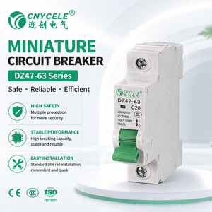 <strong>DC</strong> MCB Solar Miniature Circuit Breaker 500V 600V 6KA 10KA 1P 2P 3P 4P for PV System Photovoltaic Protection - Product Image 1