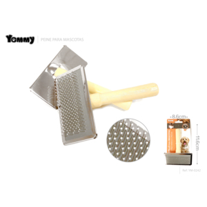 Pettine per animali Yommy con specchio 8,6 cm x 4,3 cm x 11,6 cm per la toelettatura di cani e gatti - Product Image 1