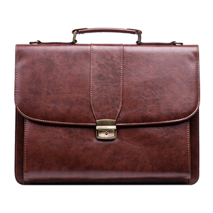 Cuero <span class=keywords><strong>de</strong></span> la Pu bolsas <span class=keywords><strong>de</strong></span> viaje marrón bolso <span class=keywords><strong>de</strong></span> los hombres <span class=keywords><strong>de</strong></span> negocios <span class=keywords><strong>abogado</strong></span> maletín - Product Image 1