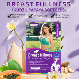 OEM Atacado Orgânico Vegan <span class=keywords><strong>Breast</strong></span> <span class=keywords><strong>Enhancement</strong></span> Kudzu Papaya Softgels Suplemento Natural para o Alargamento do Peito das Mulheres Privado - Product Image 2