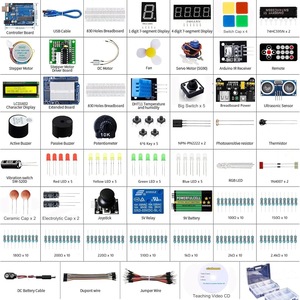 Kit de démarrage Arduino Uno R3 avec plateau d'expérimentation, capteurs et composants pour l'éducation STEM et les projets DIY - Product Image 2