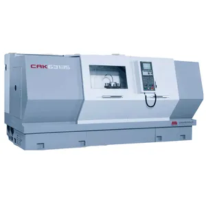 CAK50135 mesin bubut CNC untuk logam otomatis, mesin bubut Torno CNC SMTCL tempat tidur datar CNC