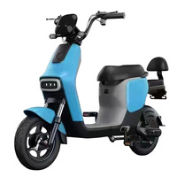 Nouveau vélo électrique de ville 48v 20Ah siège large 2 roues cyclomoteur Scooters vélo électrique léger 500w a marché moto approvisionnement d'usine