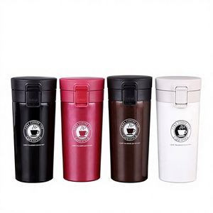 Vaso Térmico de Acero Inoxidable de Doble Pared con Aislamiento al Vacío, Personalizado con Logotipo, Libre de BPA, 380 ml, 510 ml, para Viajes, Café, Navidad - Product Image 1