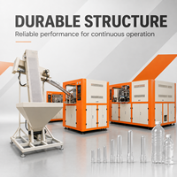 Machine de soufflage de bouteilles PET entièrement automatique à haute vitesse à 6 cavités pour l'eau minérale