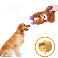 Fabricant Vente en gros Logo personnalisé Mangeoire à mâcher en peluche grinçante Jouets pour animaux de compagnie pour chiens