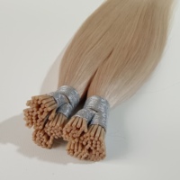 Extensions de cheveux humains russes 100% Remy, qualité supérieure, double tirage, cuticules entièrement alignées, pointe en kératine, micro-liens simples