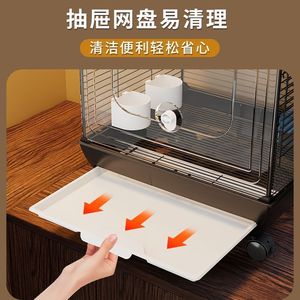 Grande cage à oiseaux pour la maison, anti-éclaboussures, villa transparente luxueuse pour oiseaux, cage pour perroquets, calopsittes, perruches et conures solaires - Product Image 3