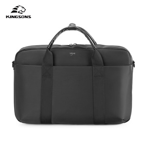 Kingsons Business Laptop Bag 15.6 Inch Polyester <b>Briefcase</b> With Zipper Front Pocket For Office And Travel - Product Image 4