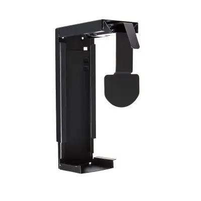 New product Cold Rolled Steel Under Desk Adjustable CPU Stand Computer Towel Holder Mount for Office