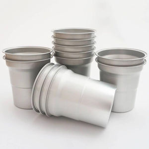 Gobelets en aluminium fins KABCKA 0,18 mm 16 onces pour bière et cola, 100 % recyclables, réutilisables, logo personnalisé, couleur, fête, camping - Product Image 1