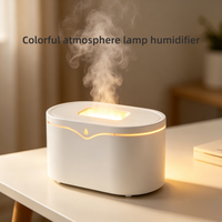 Diffuseur d'huiles essentielles USB pour la maison et la voiture, diffuseur d'arômes pratique, lumière d'ambiance colorée, humidificateur
