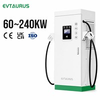 Estaciones de Carga Comerciales de 60kw-240kw Ccs2 GBT, Montadas en el Suelo, Nuevas, con Protocolo Ocpp, Cargador Rápido de Corriente Continua para Vehículos Eléctricos