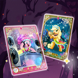 Carta <span class=keywords><strong>de</strong></span> Batalla Oficial Original <span class=keywords><strong>de</strong></span> Nightmare Night, Juego <span class=keywords><strong>de</strong></span> Cartas Coleccionables My Little Ponys, Momento Desordenado, Fantasía, País <span class=keywords><strong>de</strong></span> las Maravillas - Product Image 3