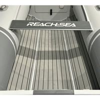 REACHSEA Ut Plancher en alliage d'aluminium Pvc Bateau d'assaut gonflable Vitesse Yacht Dériveur Kayak Canoë RIB Bateau
