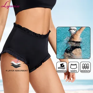 Nähen auslaufs ichere Damen binden Top Selling 4 Schichten Benutzer definierte Physio logische Hosen Frauen Schwimm periode Höschen Großhandel