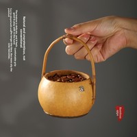Creatieve handgemaakte bamboe kalebasmandje - kleine opbergmand voor snackbox en thee, provincie Guizhou