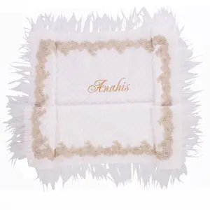 Luxury Modern High Quality Wholesale Custom Newborn Kids New Design Winter Soft Super Knit Fabric Name Baby Blanket Swaddle