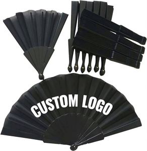 Custom Logo Hand Fan Lightweight Design for Promotional Use Party <b>Gifts</b> Wedding Favors and Festival Event Decoration Supplies - Product Image 1