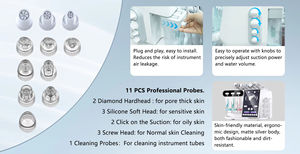 Máquina Multifuncional 8 en 1 para Análisis de Piel Inteligente con Analizador de Piel y Martillo Frío/Caliente para Spa - Product Image 2