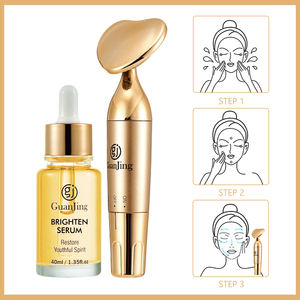 Masajeador facial eléctrico Guanjing con vitamina E, suero facial que se desvanece, líneas finas, antiarrugas, reparación de manchas, juego para el cuidado de la piel - Product Image 6