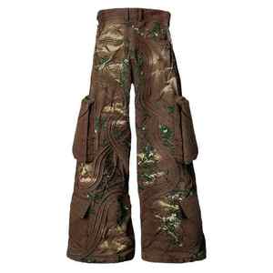 Pantalones Vaqueros Anchos DiZNEW con Bordado Personalizado, Ropa Urbana de Diseñador, Jeans para Hombre, Pantalones de Mezclilla de Pierna Ancha de Alta Calidad - Product Image 4
