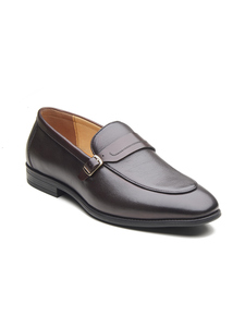 Mocasines Clásicos de Cuero Importado para Hombre, Zapatos Formales Sin Cordones con Punta Redonda, Forro de Cuero DD y Plantilla Ortholite - Product Image 3