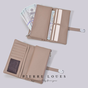Pierre Loues Tri Fold <b>Wallet</b> With Zipper And Card Slots For Women <b>RFID</b> <b>Blocking</b> Everyday Use - Product Image 1