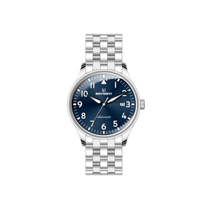 Reloj de Buceo Luminoso Automático para Hombre OEM con Fecha y Brazalete de Acero Inoxidable Sólido 316L con Movimiento Mecánico ETA 2824 Pilot - Product Image 1