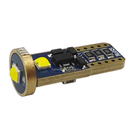 Lampes LED T10 Canbus W5W 12SMD 3030 DC-12V 6000K Angle de faisceau de 360° Accessoires intérieurs de voiture Système d'éclairage automobile sans erreur