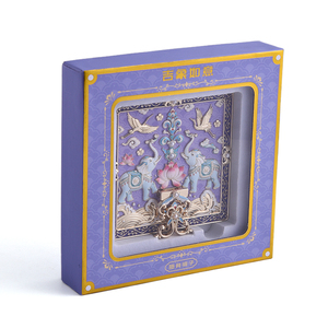 Portable <b>Square</b> Customized Embossed Single Side Metal Stand Pocket Compact <b>Mirror</b> - Product Image 3