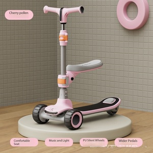 Vente directe usine de nouveaux trottinettes Yo-Yo 2-12 pour garçons et filles, trottinette trois-en-un à roulettes et à pédales - Product Image 5