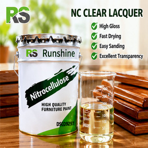 Nitrocellulose NC <strong>Clear</strong> <strong>Lacquer</strong> <strong>for</strong> Wooden Furniture High Gloss Fast Drying Easy Sanding <strong>Wood</strong> Finishing Coating - Product Image 1
