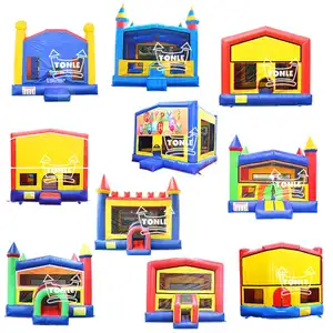 Inflatable Slide For Adult Custom Classic Color Jumpers Inflatable Bouncy House Commercial Water Slide For Sale