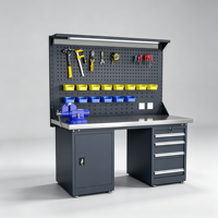 Banc de travail antistatique ESD pour techniciens électroniciens, en acier laminé à froid, capacité de charge jusqu'à 1000 kg, personnalisable OEM