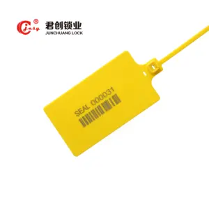 JCPS406 plastic seal tag with numbring used for sealing safes cars pull tight security seal with side tear