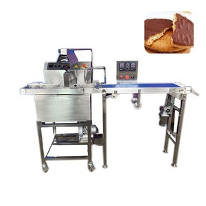 Machine d'enrobage au chocolat / Machine d'enrobage de biscuits, gaufrettes et noix au chocolat / Machine d'enrobage de biscuits pour la vente au détail de snacks et de gâteaux - Product Image 2
